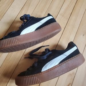 PUMA suede platform